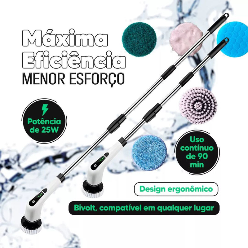 Escova Elétrica Limpeza Multiuso